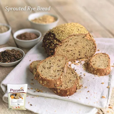 Bột trộn bánh mì hạt lúa mạch nảy mầm  1kg - 4015573