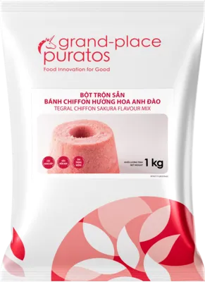 Bột Trộn Bánh Chiffon Hương Hoa Anh Đào 10x1kg - 4026208