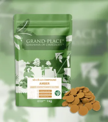 Sô-cô-la compound Amber Y07 CAR 8x1KG - 4027520