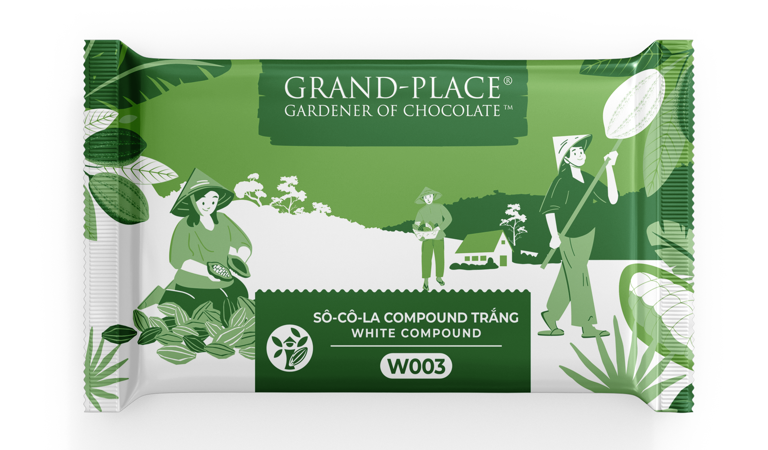 ぼ*ん様 クラウンショコラ オフホワイト OP White Chocolate W003 - Puratos Vietnam