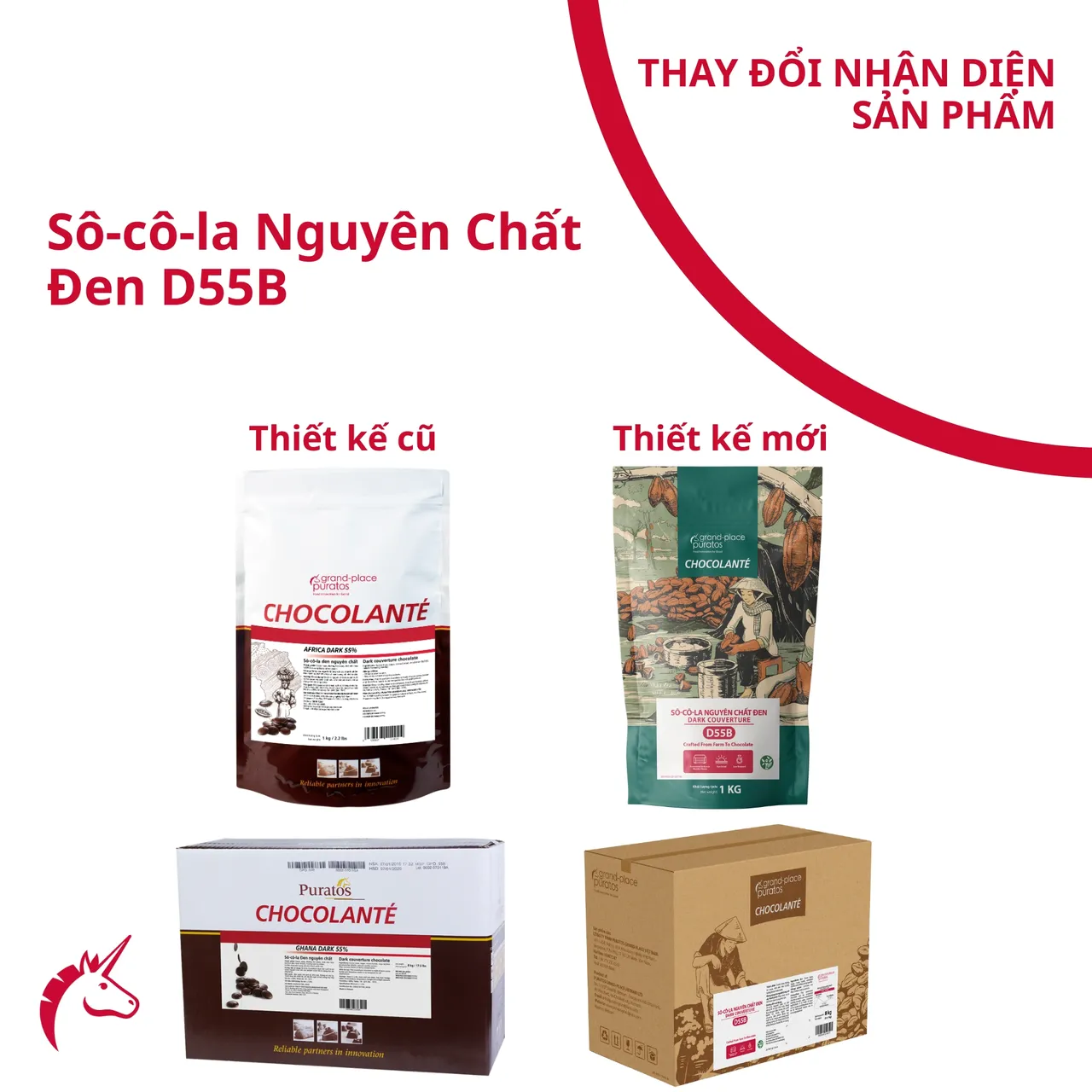 Ghana Dark Chocolate 55% - Puratos Vietnam