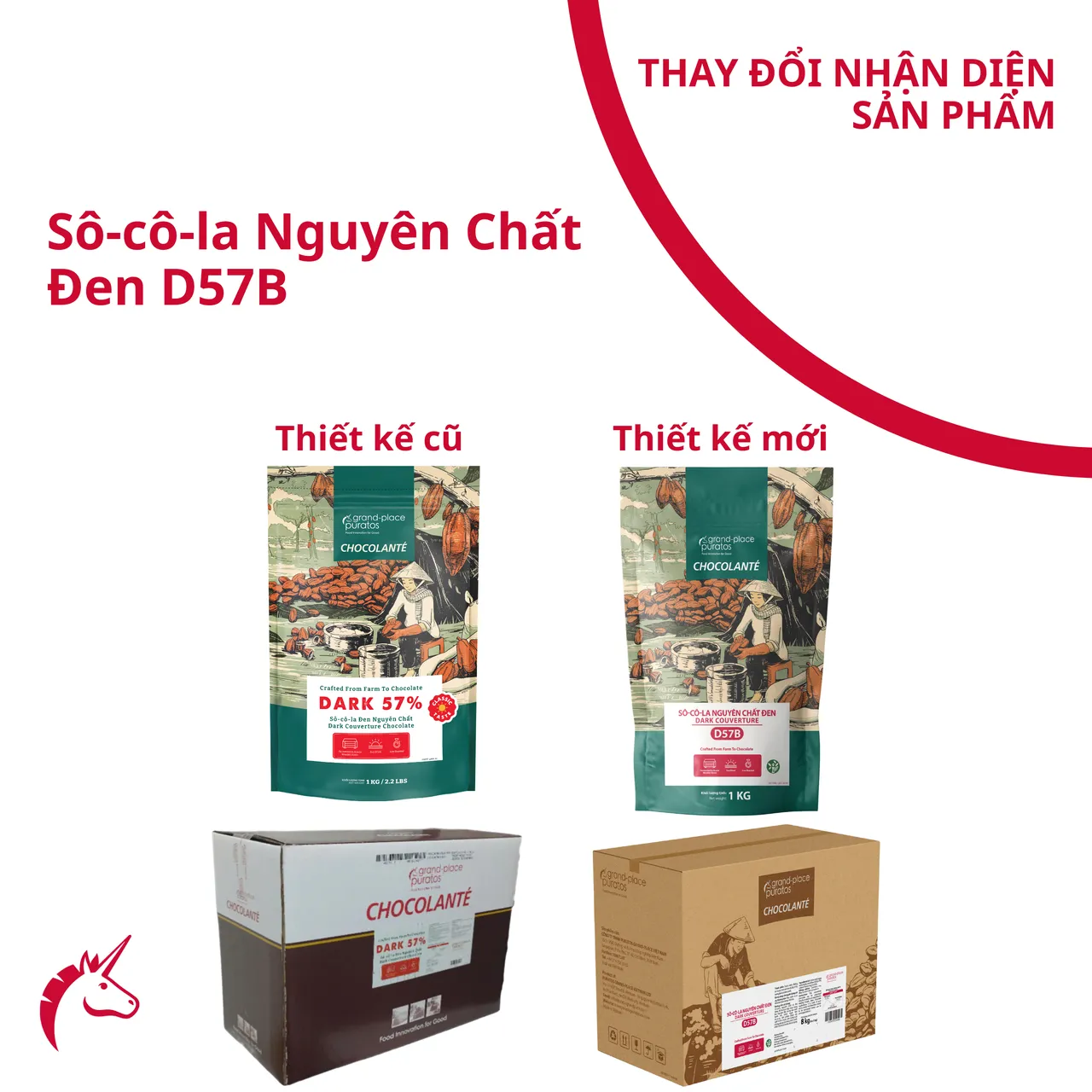 Dark Chocolate 57% - Puratos Vietnam