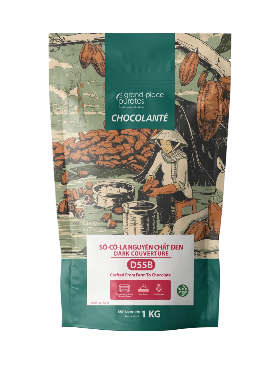 Ghana Dark Chocolate 55% - Puratos Vietnam