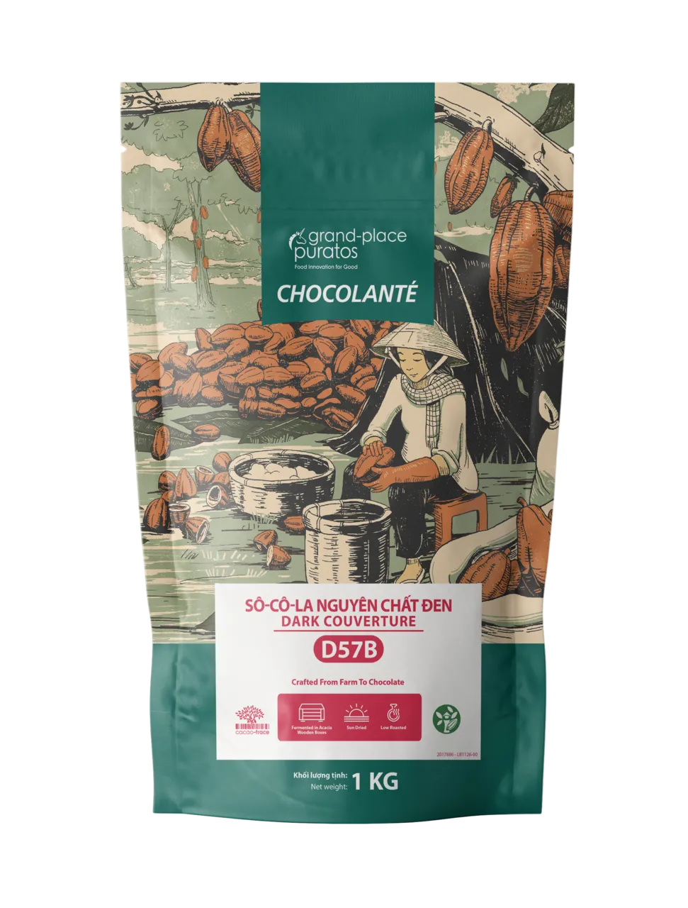 Dark Chocolate 57% - Puratos Vietnam