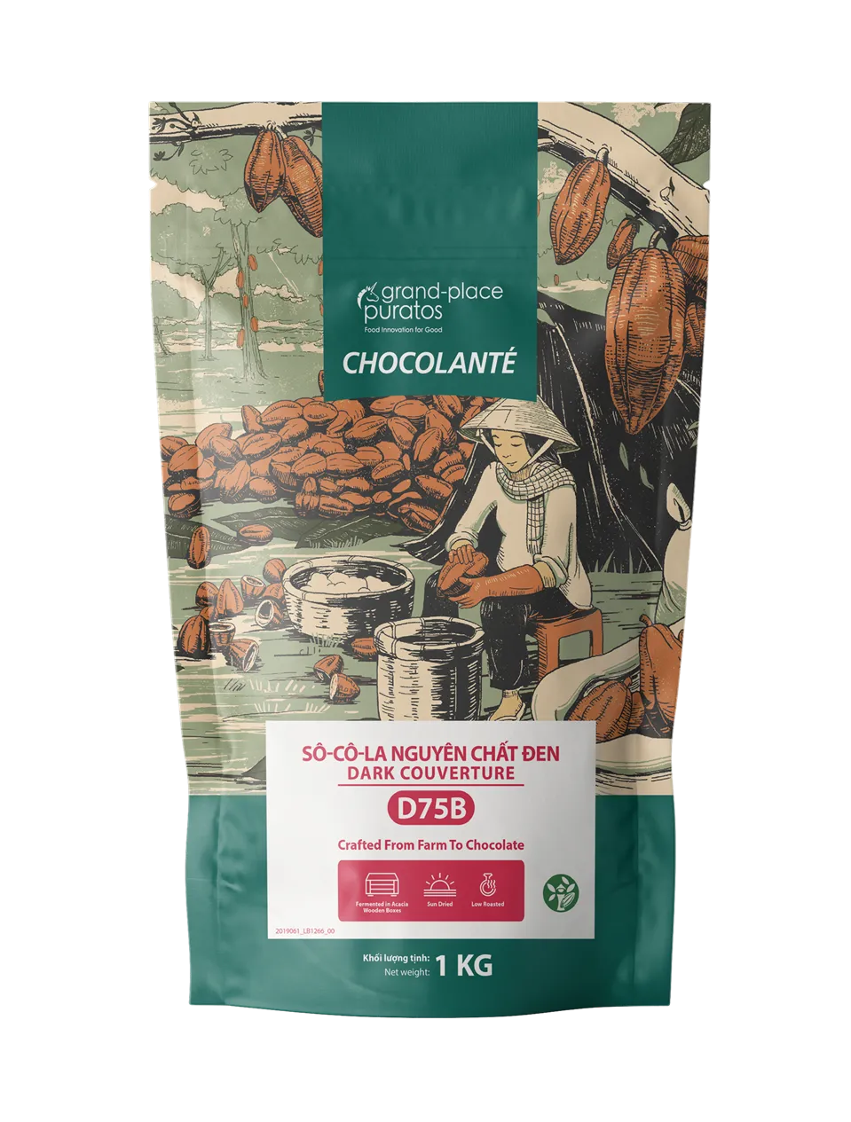 Ghana Dark Chocolate 75% - Puratos Vietnam