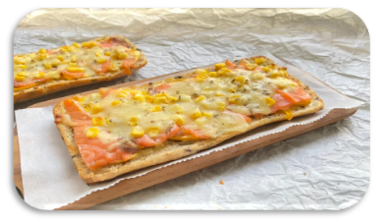 Yellow Salmon Pizzata Bread - Puratos Vietnam